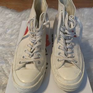 COMME DES GARÇONS CONVERSE SIZE 8* USED*